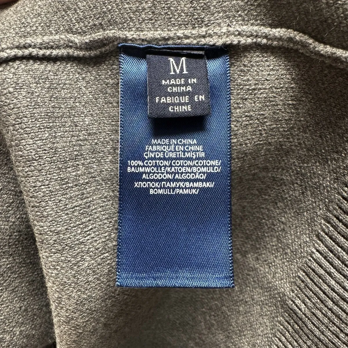 P260 Ralph Lauren lapel V-neck sweater Color: black gray royal blue Size: S-XXL 1:1 same style, model number (RL18774)